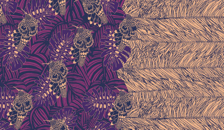 Juan Chen submission for Fashionsnoops "Print and Pattern" competition. Photo courtesy of Fashionsnoops