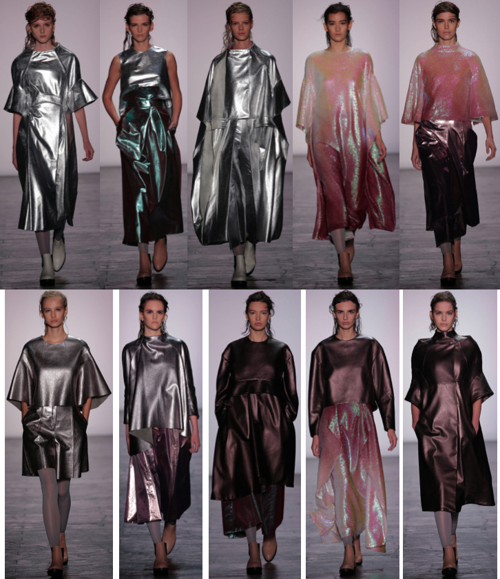 Max and Jingci Wang NYFW Spring 2016 collaboration collection. Photo courtesy of Getty Images