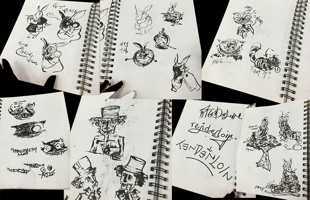 Sketchbook courtesy of Yun Ling Tham Timmy
