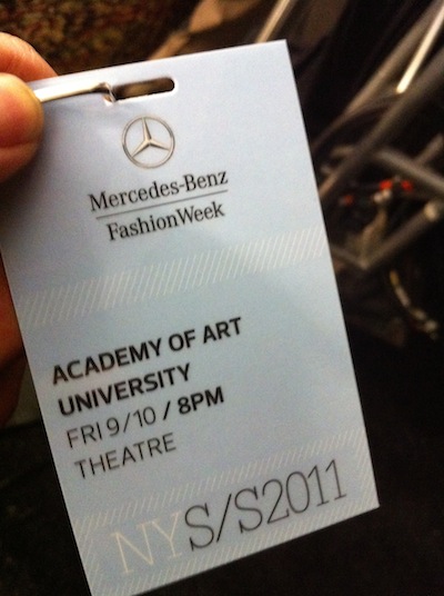 Backstage Shots from our New York Fashion Week Show