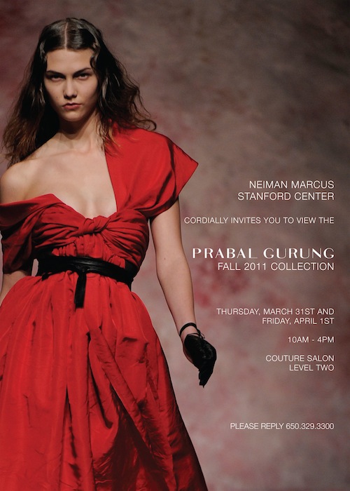Prabal Gurung’s Fall 2011 Collection Comes to the Bay Area