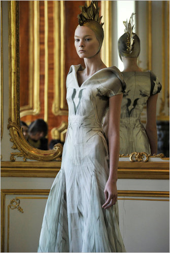 A look from McQueen's Fall 2010 collection. Photo credit: Chris Moore/Karl Prouse