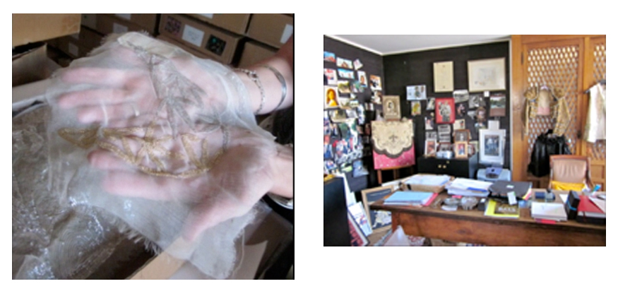 atelier-lesage1 Delicately embroidered chiffon; Inspiration boards at the Atelier