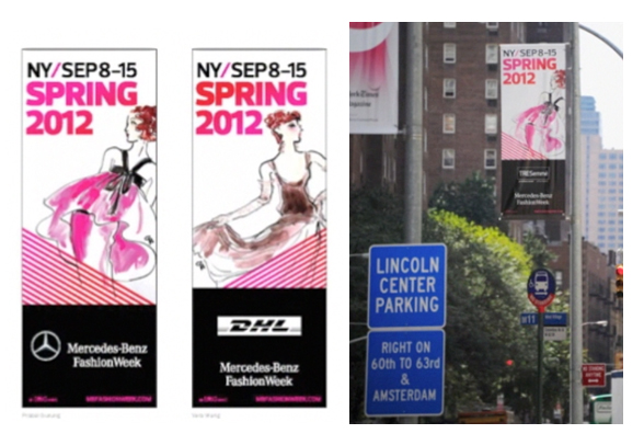 gladysbanners Banners line the streets in NYC
