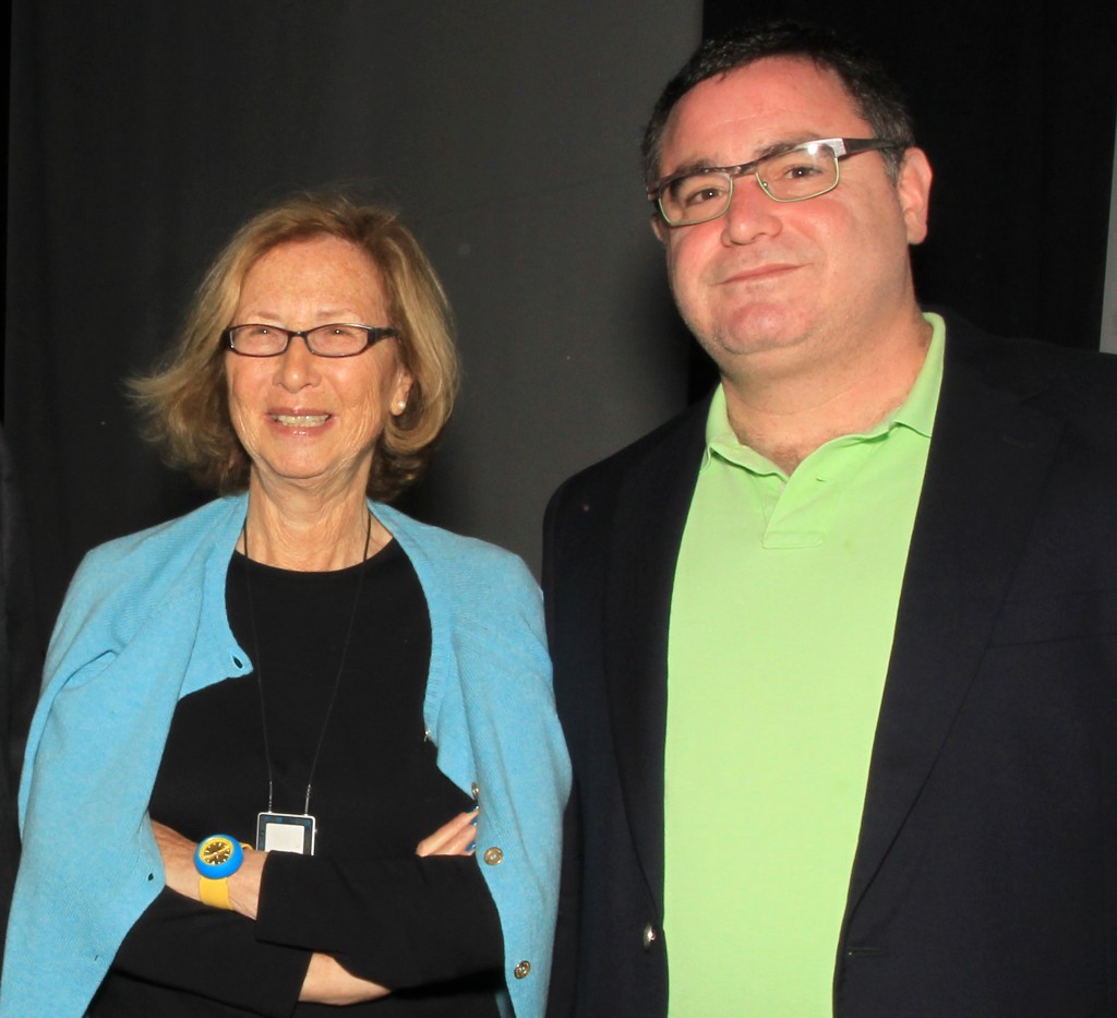 krosenbloom Kevin Rosenbloom from the YMA Fashion Scholarship Fund with School of Fashion Executive Director Gladys Perint Palmer
