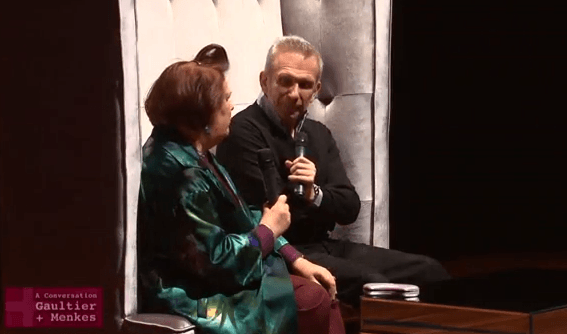 Now You Can Watch A Conversation with Jean Paul Gaultier and Suzy Menkes