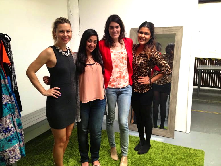 StyleLend founder Lona Duncan with her employees and guests of the Style Soiree event