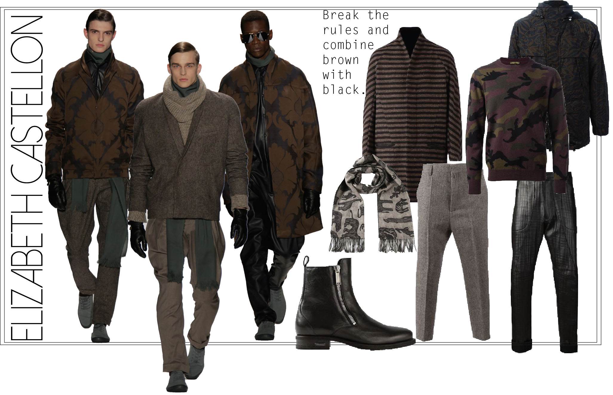 Runway designs by Elizabeth Castellon, MFA Fashion Design