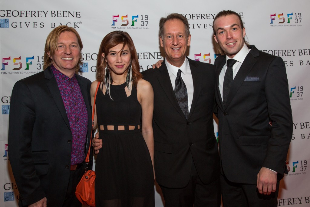 Keanan Duffty, Busara Boussard, Doug Evans and Martin Evensen, pictured at the YMA FSF Award Dinner. Photo courtesy of YMA FSF.