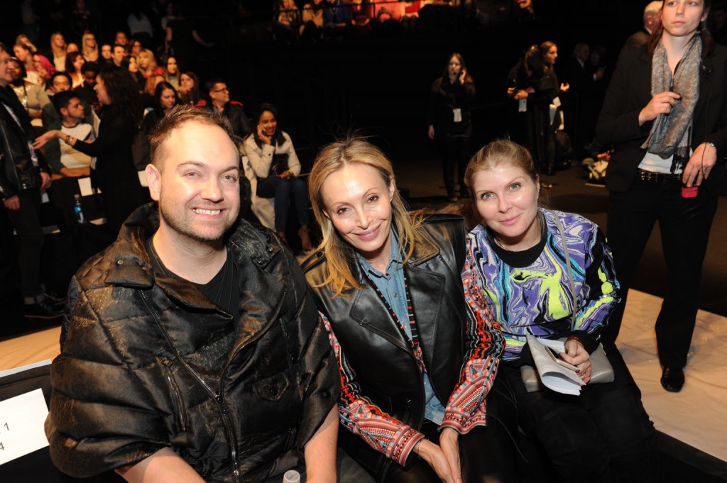 Academy of Art University alumnus and BCBG Fashion Editor Christiaan Günther, designer and Chief Creative Officer of BCBG Max Azria Group Lubov Azria, and Academy of Art University alumna and BCBG Design Director Monica Magdas Miller. Image: David Dooley