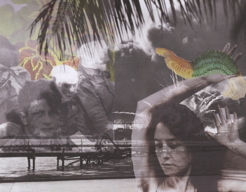 Moodboard for Karina Garcia and Mariana Pazo’s graduation collection. Image: courtesy of Karina Garcia