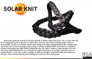 Munoz's "Solar Knit" Image: courtesy of Jc Munoz