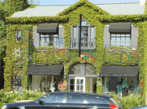 Green energy is used to power stores and offices